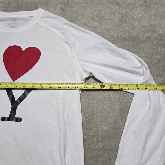 George White T-Shirt with "I Love New York" Mens Sz M - Picture 5 of 5